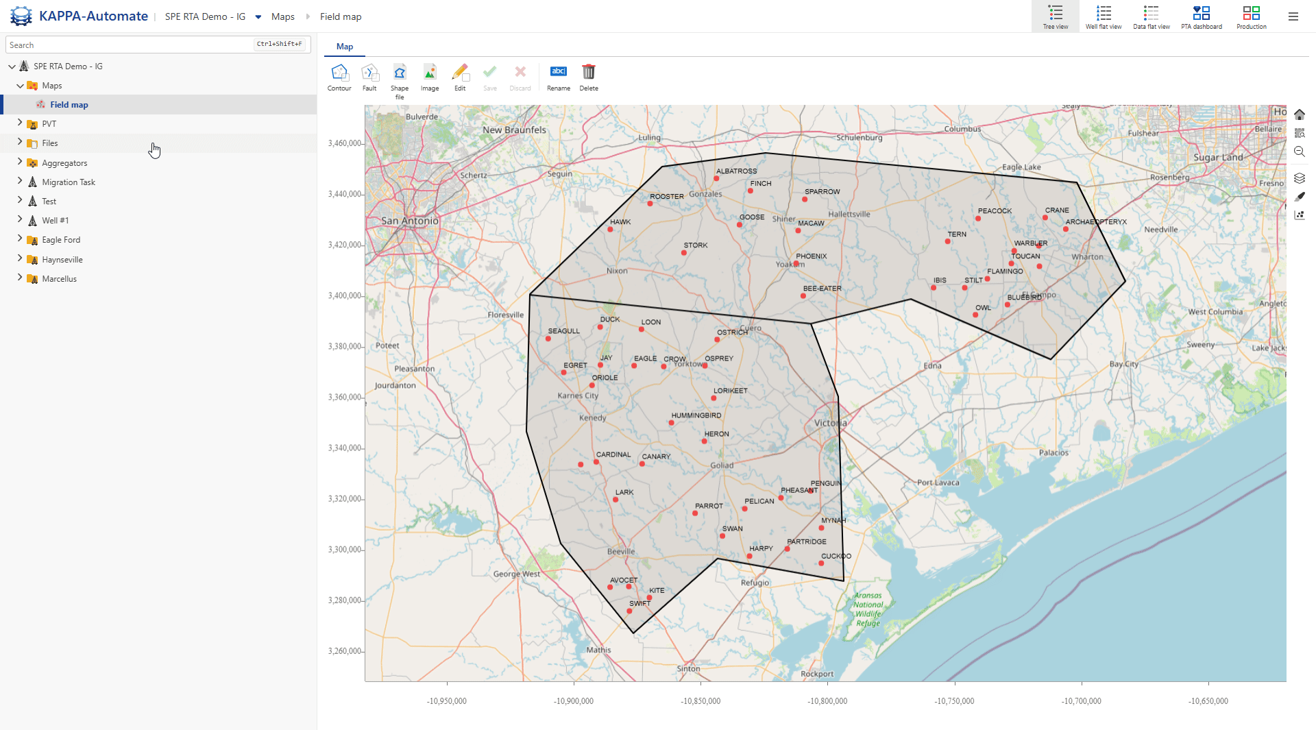 Editing_a_Contour__Fault_on_the_Map.gif